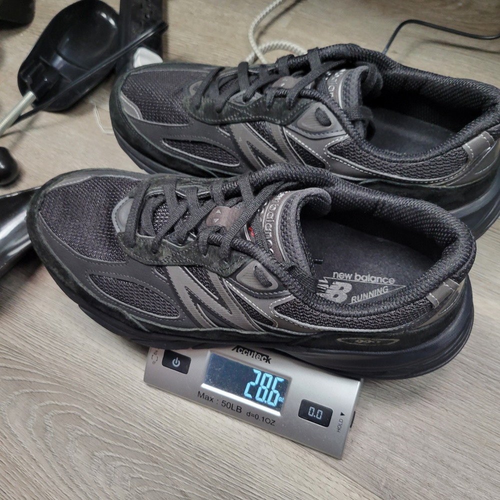 New Balance 990v6 Sneakers Mens 10 2E Black U990BB6 Made USA Wide Running Shoe - Picture 9 of 9